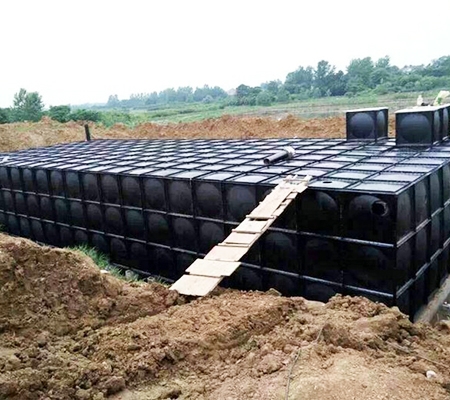 地下消防水池建造